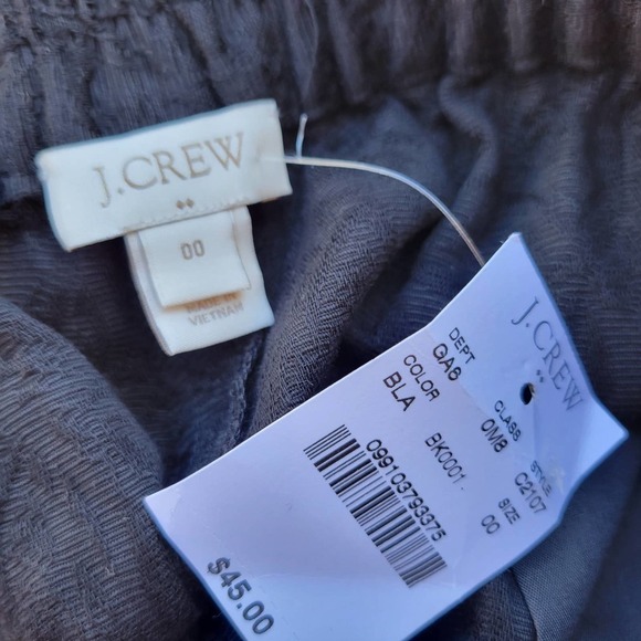 J Crew Damask Elastic Waist Boardwalk Shorts 00 NWT - Picture 6 of 7